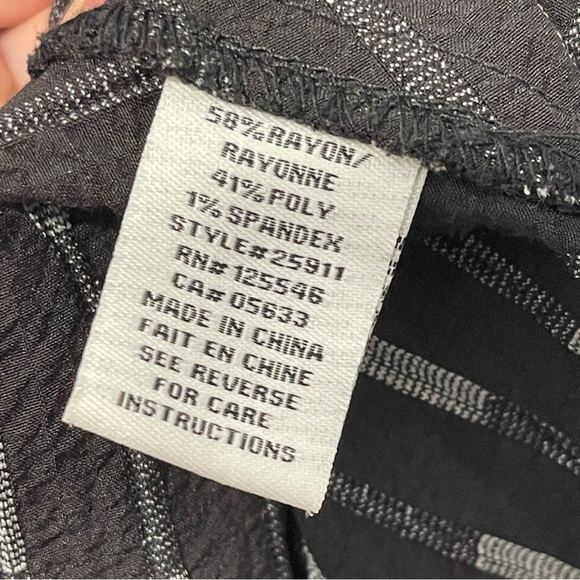 Habitat Crepe Open Shark Bite Long Blazer Cardigan Size Medium Artsy - Picture 5 of 6